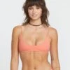 Simply Seamless Bikini Top - SUNSET -Volcom Store O1012500 SST F