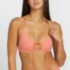 Simply Seamless X Back Halter Bikini Top - SUNSET -Volcom Store O1012509 SST 1