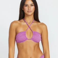 V Baby Bikini Top - IRIS PURPLE