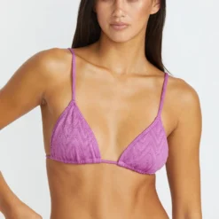 V Baby Slide Triangle Bikini Top - IRIS PURPLE -Volcom Store O1412505 IRI 1