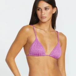 V Baby Slide Triangle Bikini Top - IRIS PURPLE -Volcom Store O1412505 IRI 2