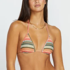 Sol Song Slide Triangle Bikini Top - MULTI 11 Sol Song Slide Triangle Bikini Top - MULTI -Volcom Store O1412510 MLT 1