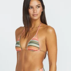 Sol Song Slide Triangle Bikini Top - MULTI 12 Sol Song Slide Triangle Bikini Top - MULTI -Volcom Store O1412510 MLT 2