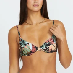 Day And Night Tropic Uwire Bikini Top - MULTI -Volcom Store O1512502 MLT 1