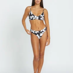 Midnight Lily Cheekini Bikini Bottom - BLACK 12 Midnight Lily Cheekini Bikini Bottom - BLACK -Volcom Store O2112500 BLK 3