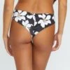 Midnight Lily Cheekini Bikini Bottom - BLACK -Volcom Store O2112500 BLK F