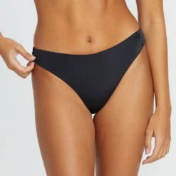 Simply Seamless Cheekini Bikini Bottom - BLACK -Volcom Store O2112505 BLK 1