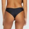 Simply Seamless Cheekini Bikini Bottom - BLACK 1 Simply Seamless Cheekini Bikini Bottom - BLACK -Volcom Store O2112505 BLK F
