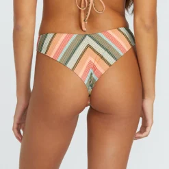 Sol Song Stripe Cheekini Bikini Bottom - MULTI