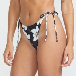 Midnight Lily Skimpy Bikini Bottom - BLACK -Volcom Store O2312500 BLK 1