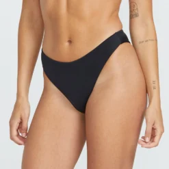 Simply Seamless Skimpy Bikini Bottom - BLACK -Volcom Store O2312506 BLK 4