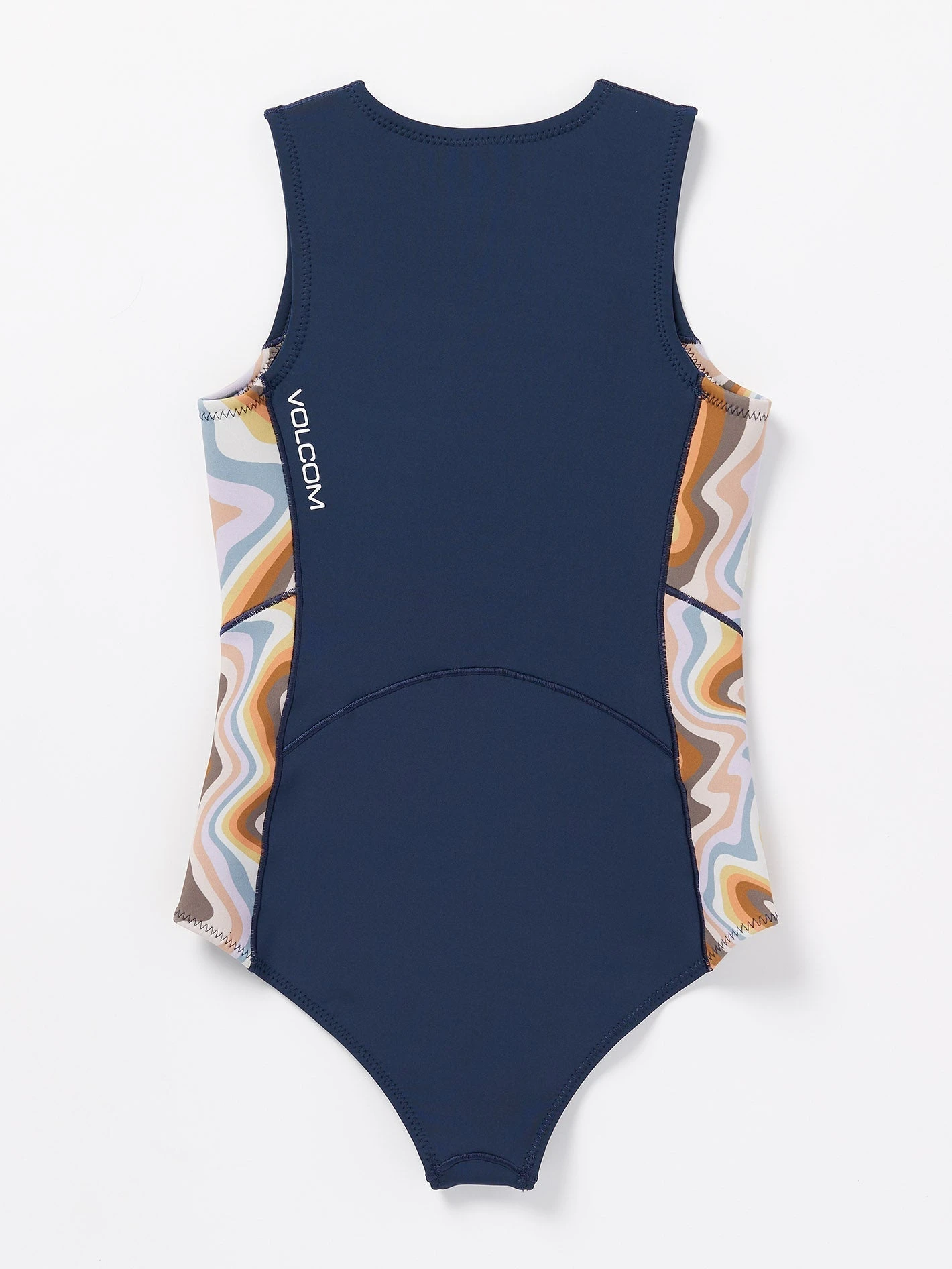 1Mm Front Zip Short John Wetsuit - NAVY 9 1Mm Front Zip Short John Wetsuit - NAVY - Image 7