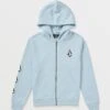 Iconic Stone Zip Hoodie - ICE BLUE - (KIDS)