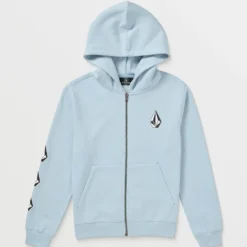 Iconic Stone Zip Hoodie - ICE BLUE - (KIDS)