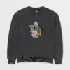 Psychosis Sweatshirt - WASHED BLACK - (KIDS)