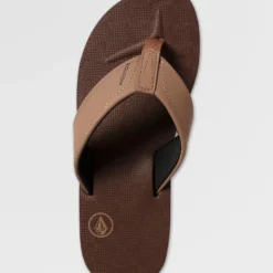 Victor Sandals - BROWN KHAKI -Volcom Store V0812351 BKH 2