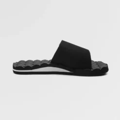 Recliner Slide Sandals - BLACK WHITE 11 Recliner Slide Sandals - BLACK WHITE -Volcom Store V0812357 BWH 2