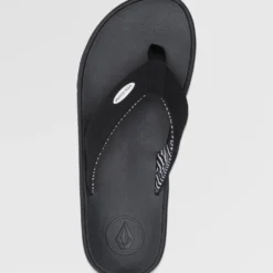 Jack Robinson Sandals - BLACK WHITE 11 Jack Robinson Sandals - BLACK WHITE -Volcom Store V0812402 BWH 4