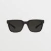Morph Matte Black Sunglasses (Gray Polar Lens) - BLACK -Volcom Store VE03000102 BLK F