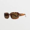 True Gloss Tort Sunglasses (Bronze Lens) - BRONZE