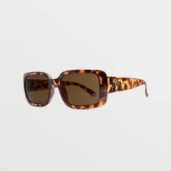 True Gloss Tort Sunglasses (Bronze Lens) - BRONZE