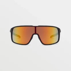 Macho Matte Black Sunglasses (Gray Red Lens) - GRAY RED CHROME -Volcom Store VE03500117 0000 B 12c78e91 a65d 45ce 9579 30869ae220b2