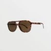 New Future Matte Tort Sunglasses (Bronze Lens) - MARTINI OLIVE -Volcom Store VE03802503 MTO F