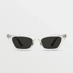 Peace Punk Asphalt Beach Sunglasses (Gray Lens) - ASPHALT BLACK -Volcom Store VE04106201 ASB B