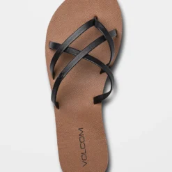 New School II Sandals - BLACK 9 New School II Sandals - BLACK -Volcom Store W0812351 BLK 1 3423c294 ae65 4070 8a22 e877eb046237