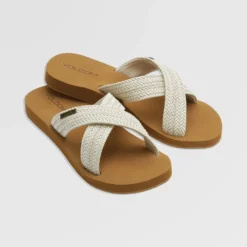 Volcom Double Cross Sandals - CREAM