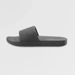 Volcation Slide Sandals - BLACK OUT -Volcom Store W0812505 BKO 1